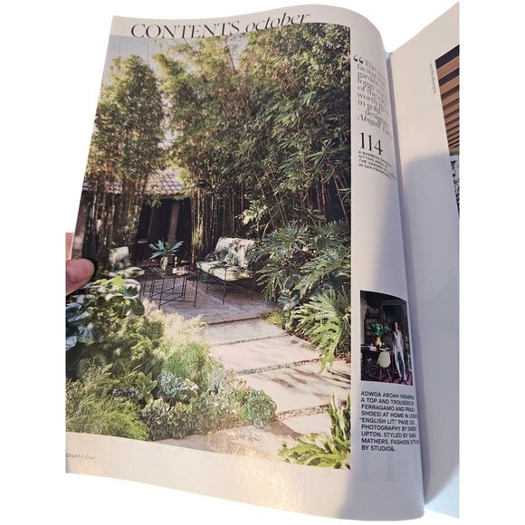 Architectural Digest Magazine October 2023 Issue Adwoa Aboah City Living London - Picture 3 of 10